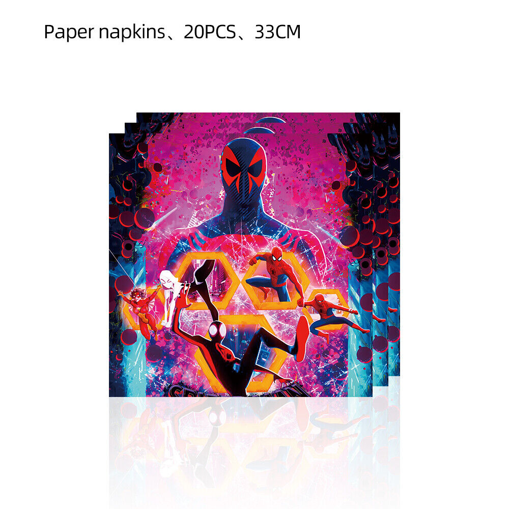 Spiderman Across the Spider-Verse Party Decorations - Costume Works AU