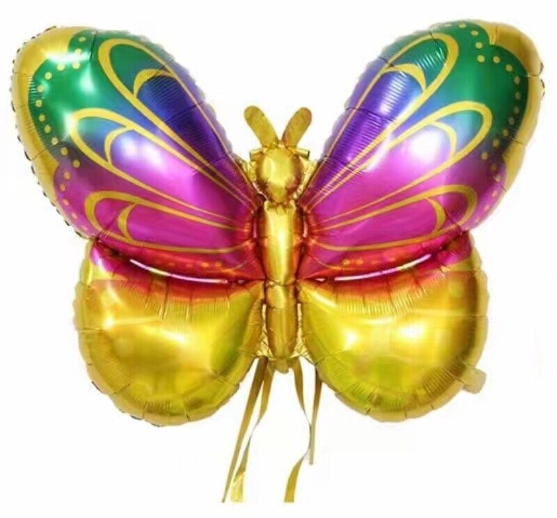 2PC 3D Large Butterfly Fairy Angel Wing Foil Balloon 125cm - Costume Works AU