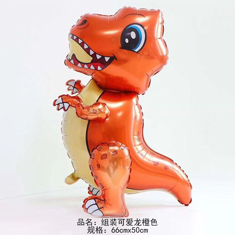 3D Dinosaur Foil Balloon T-Rex Triceratops Jurassic Birthday Party Decorations - Costume Works AU