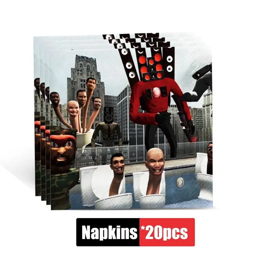 Skibidi Toilet Party Decorations