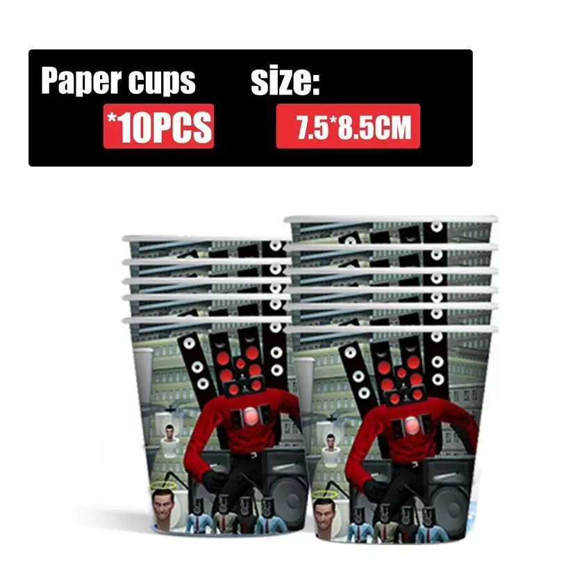 Skibidi Toilet Party Decorations