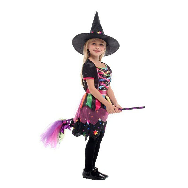 Kids Star Rainbow Witch Costume - Costume Works AU