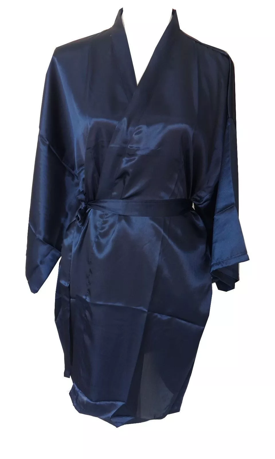 Ladies Satin Lace Bridal Robe Wedding Bridesmaid Bride Gown Hens