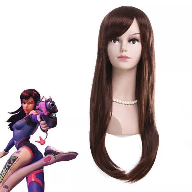 Overwatch D.Va DVA Costume Wig Gun Hana Song Cosplay-Costume Works AU