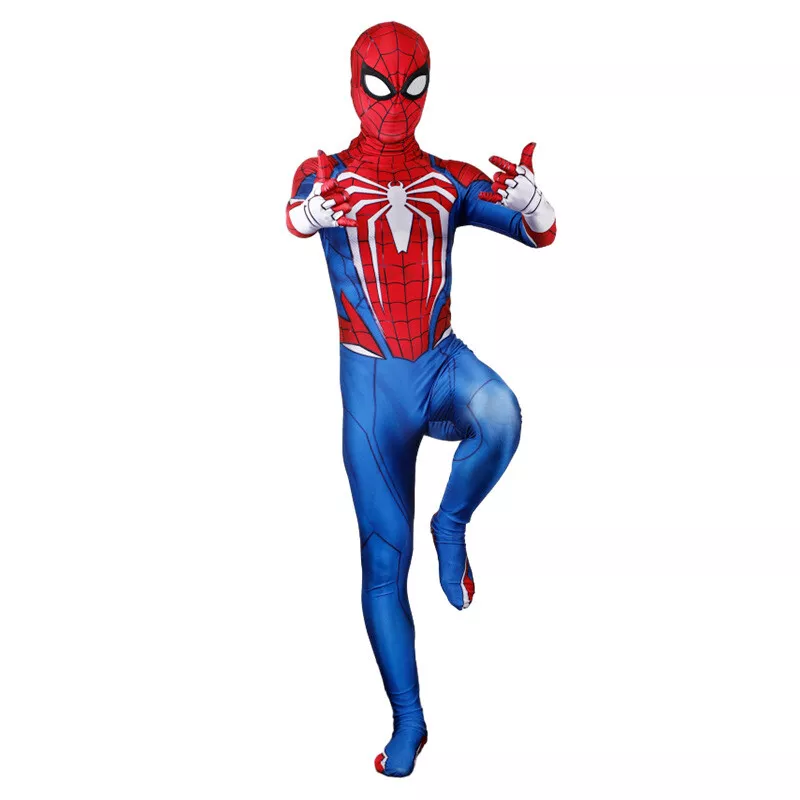 Adults Spiderman Insomniac PS4 Jumpsuit Costume