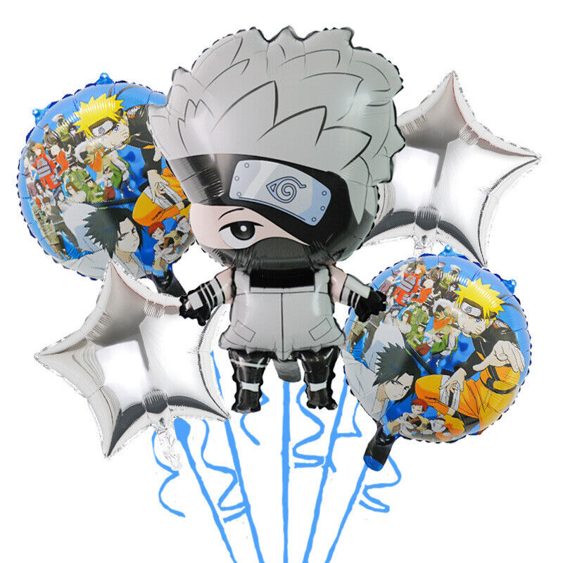 Naruto Itachi Kakashi Foil Balloon Bouquet - Costume Works AU