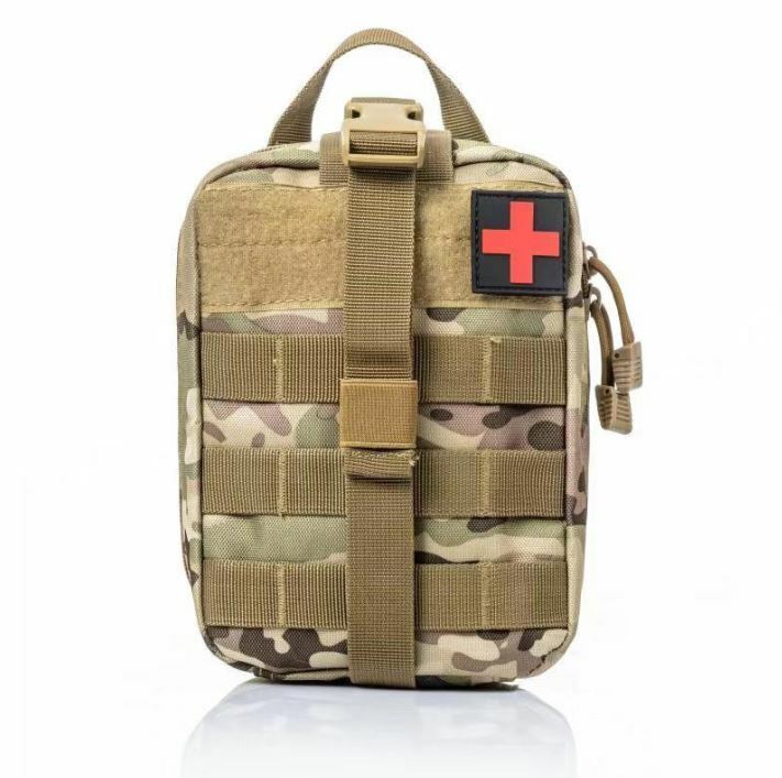 Premium IFAK Tactical MOLLE Medical Pouch Rip Away EMT First Aid Utility Bag - Costume Works AU