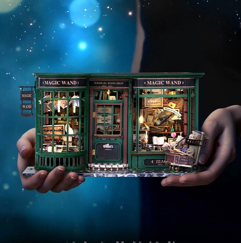 DIY Harry Potter Magic Wand Shop Miniature House 3D