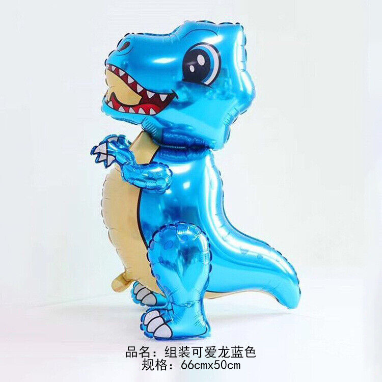 3D Dinosaur Foil Balloon T-Rex Triceratops Jurassic Birthday Party Decorations - Costume Works AU