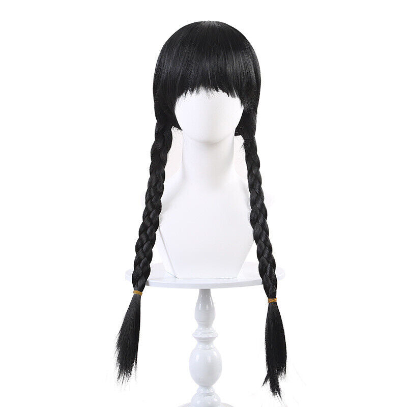 Black Prom Tulle Costume Dress Wig Cosplay-Costume Works AU