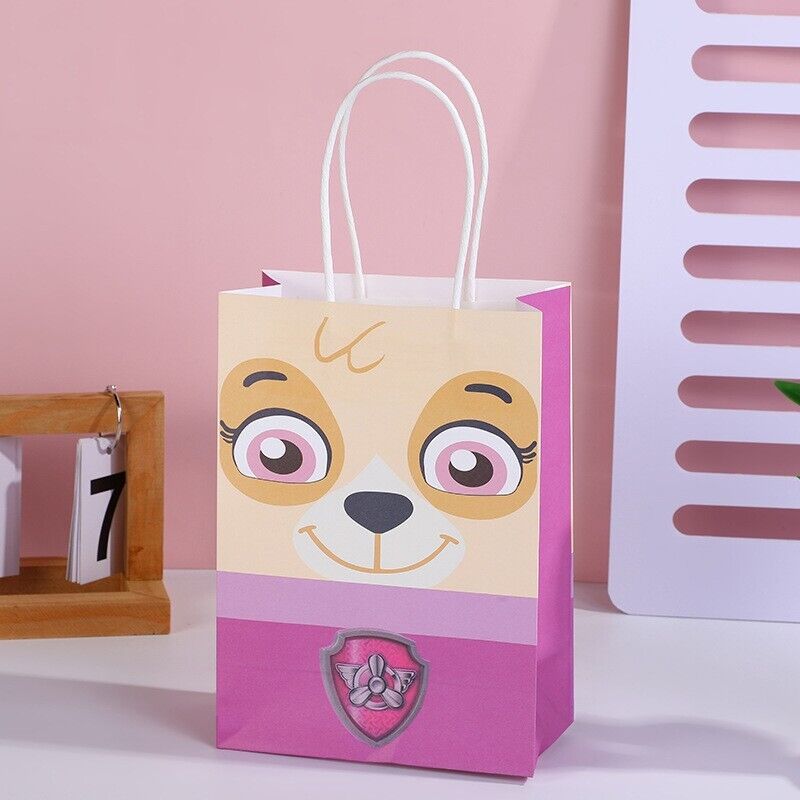 Paw Patrol Paper Loot Bags 12 Pack - Costume Works AU