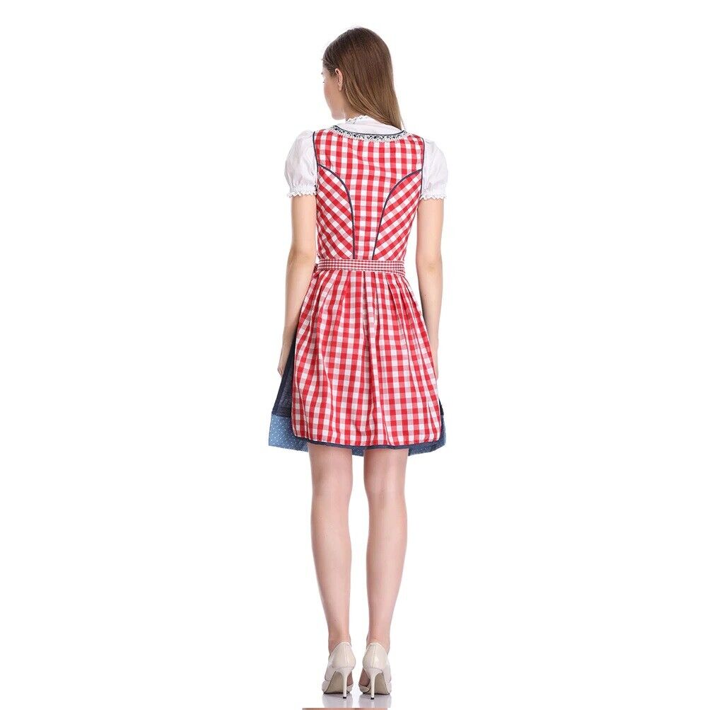 Womens Oktoberfest Beer Maid Dirndl Dress Costume - Costume Works AU