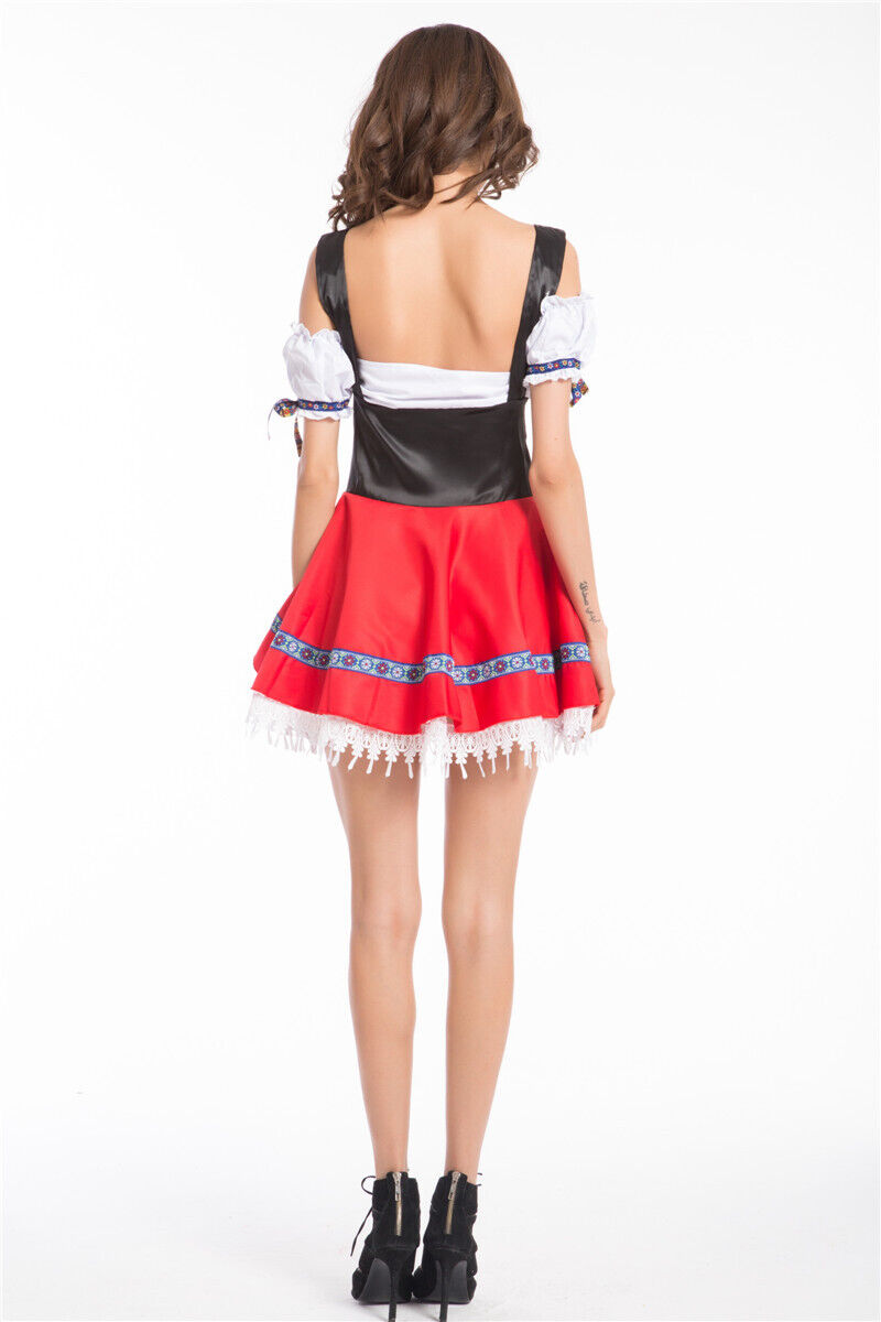 Womens Oktoberfest Beer Maid Dirndl Dress German Festival Costume - Costume Works AU