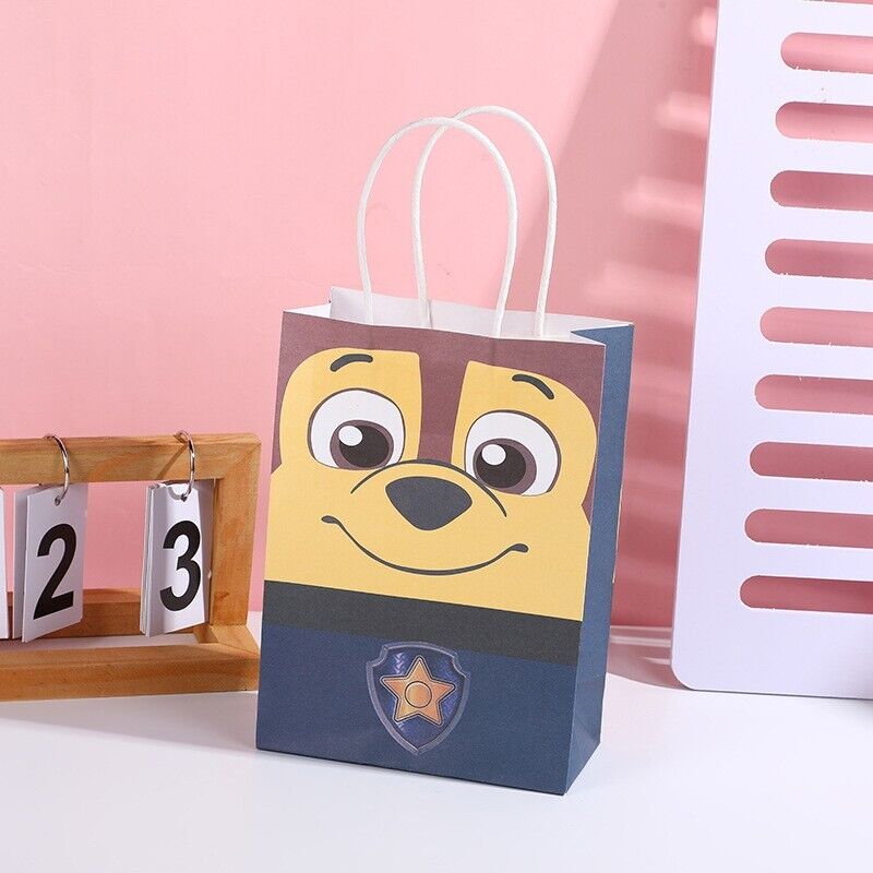 Paw Patrol Paper Loot Bags 12 Pack - Costume Works AU