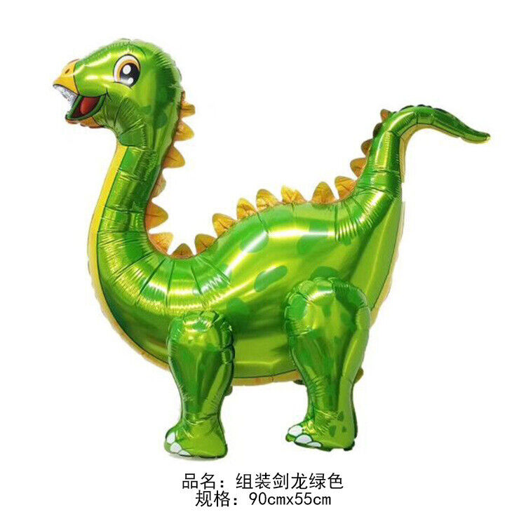 3D Dinosaur Foil Balloon T-Rex Triceratops Jurassic Birthday Party Decorations - Costume Works AU