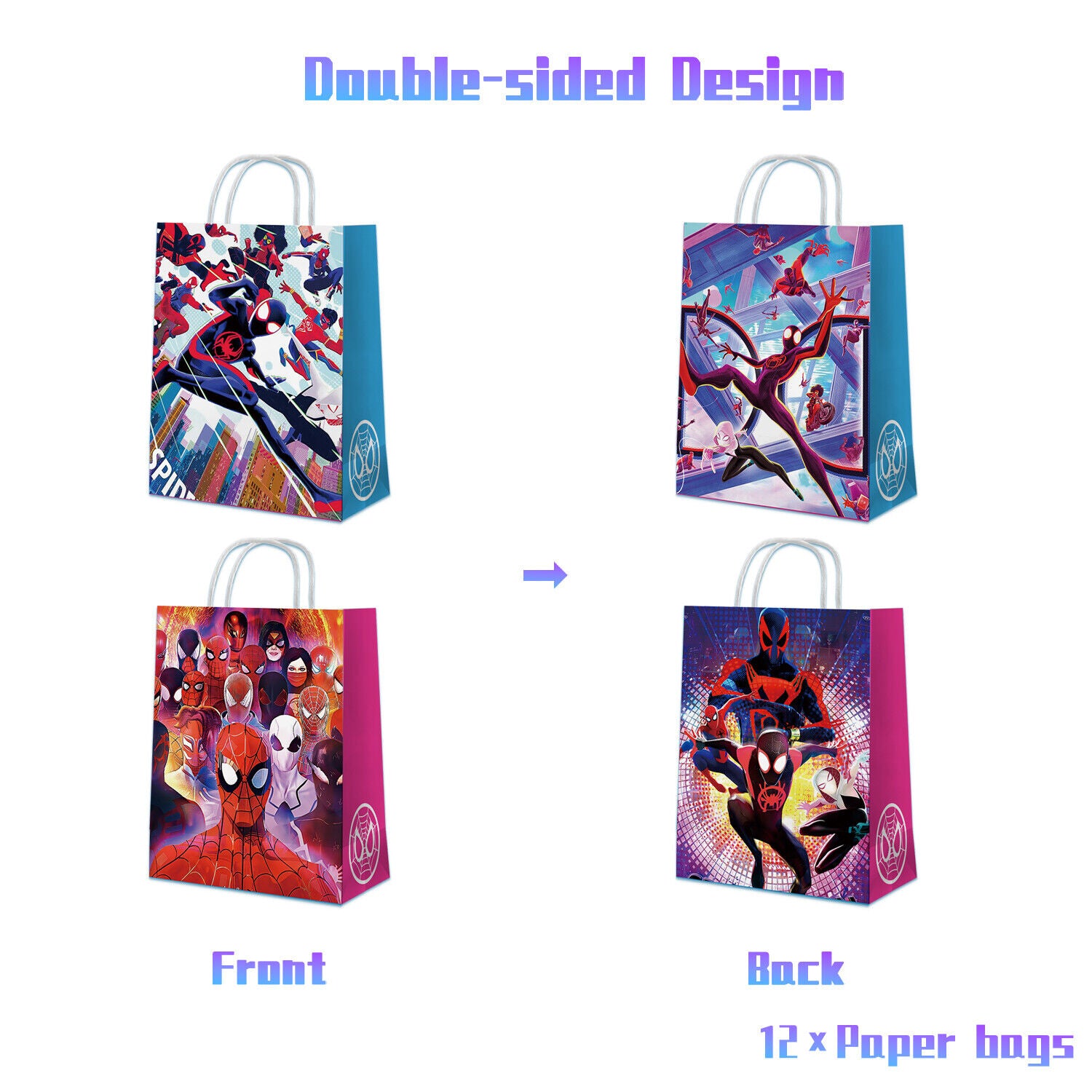 Spiderman Across the Spider-Verse Party Decorations - Costume Works AU