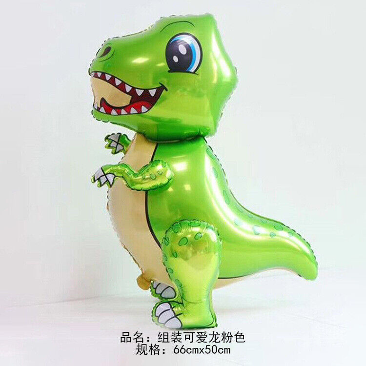 3D Dinosaur Foil Balloon T-Rex Triceratops Jurassic Birthday Party Decorations - Costume Works AU