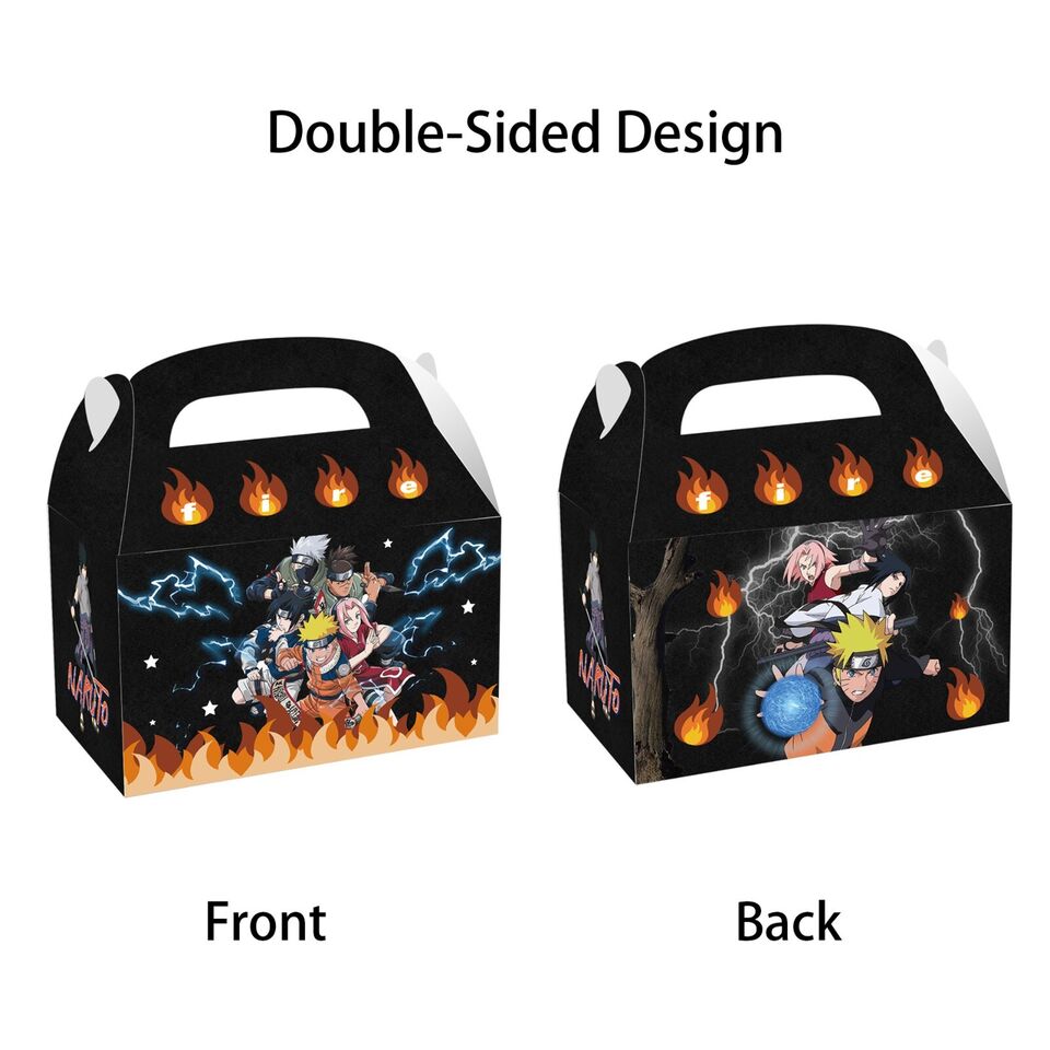 Naruto Party Favour Loot Boxes 12 Pack - Costume Works AU