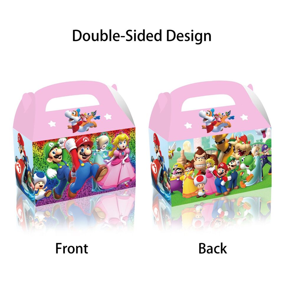 Super Mario Party Favour Loot Boxes 12 Pack - Costume Works AU
