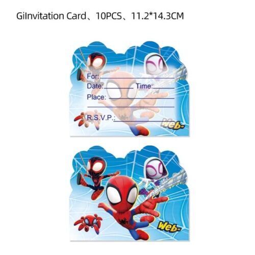 Spiderman Spidey & His Amazing Friends Party Decorations - Costume Works AU