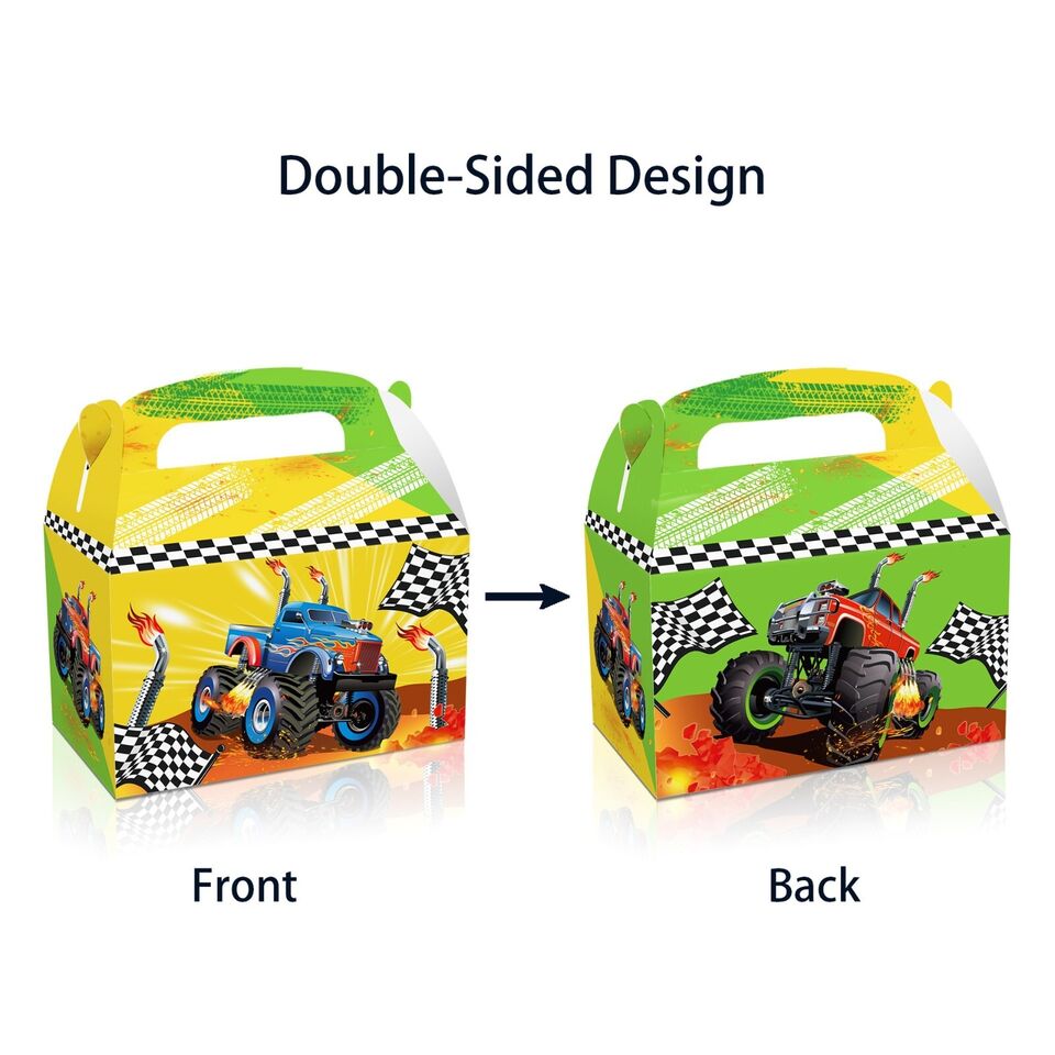 Monster Truck Party Favour Loot Boxes 12 Pack - Costume Works AU