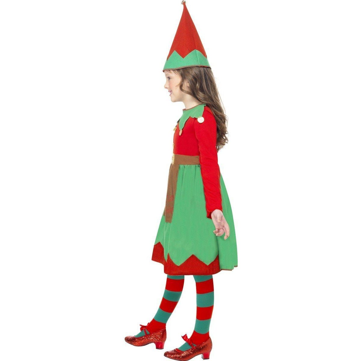 Santa's Little Helper Girls Elf Costume - Costume Works AU