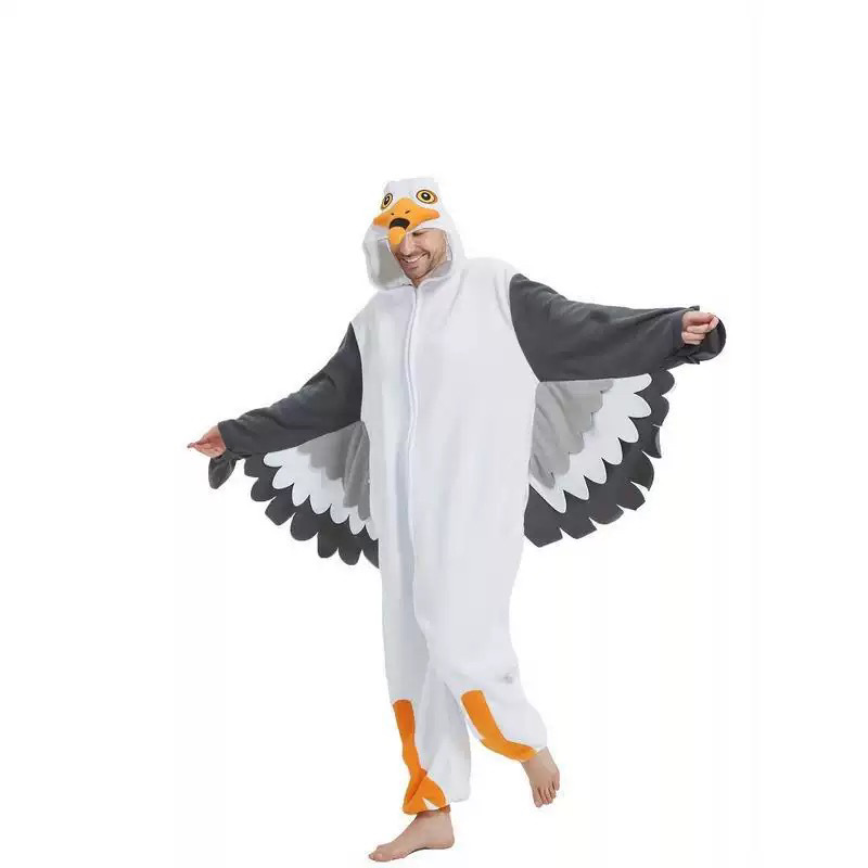 Seagull Onesie Costume Kigurumi Pajamas