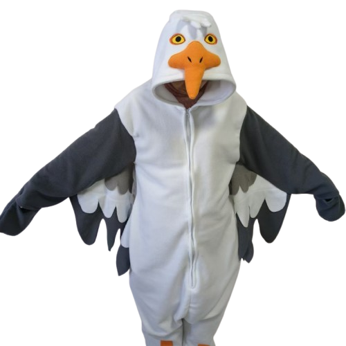 Seagull Onesie Costume Kigurumi Pajamas