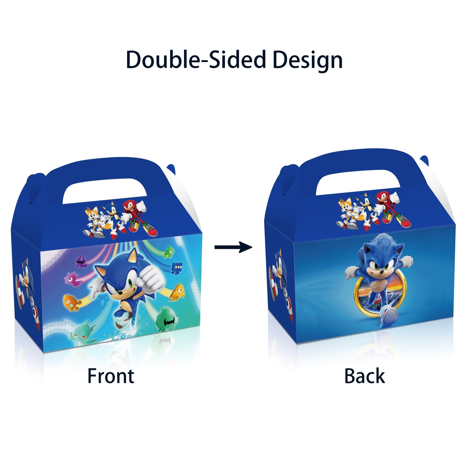 Sonic Party Favour Loot Boxes 12 Pack - Costume Works AU