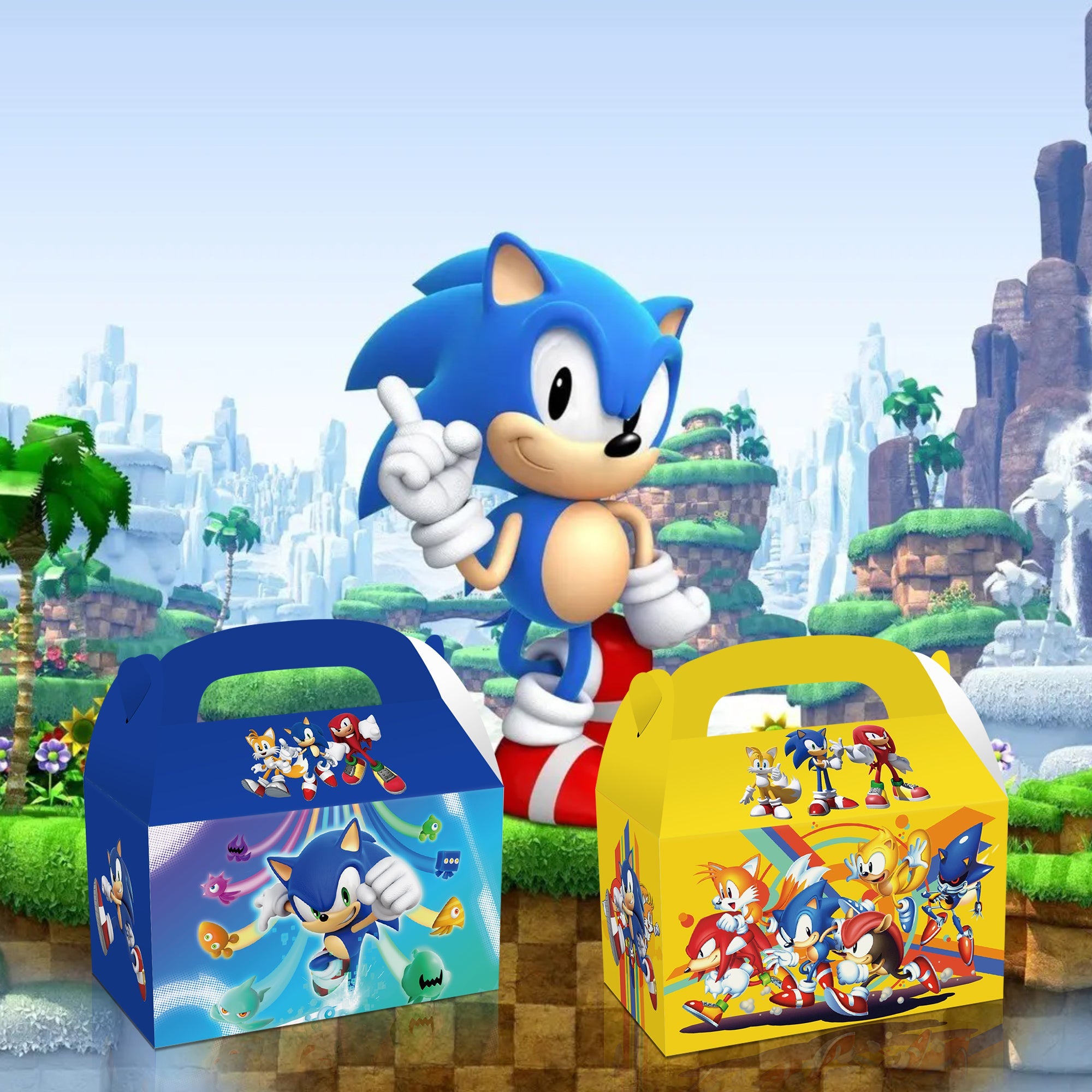 Sonic Party Favour Loot Boxes 12 Pack - Costume Works AU