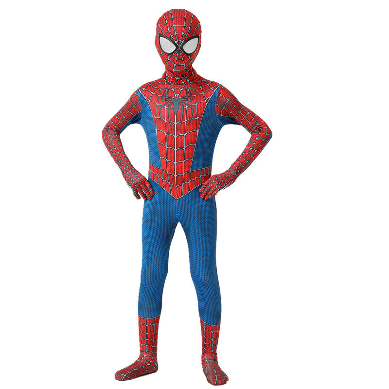 Kids Spiderman Red Jumpsuit Costume