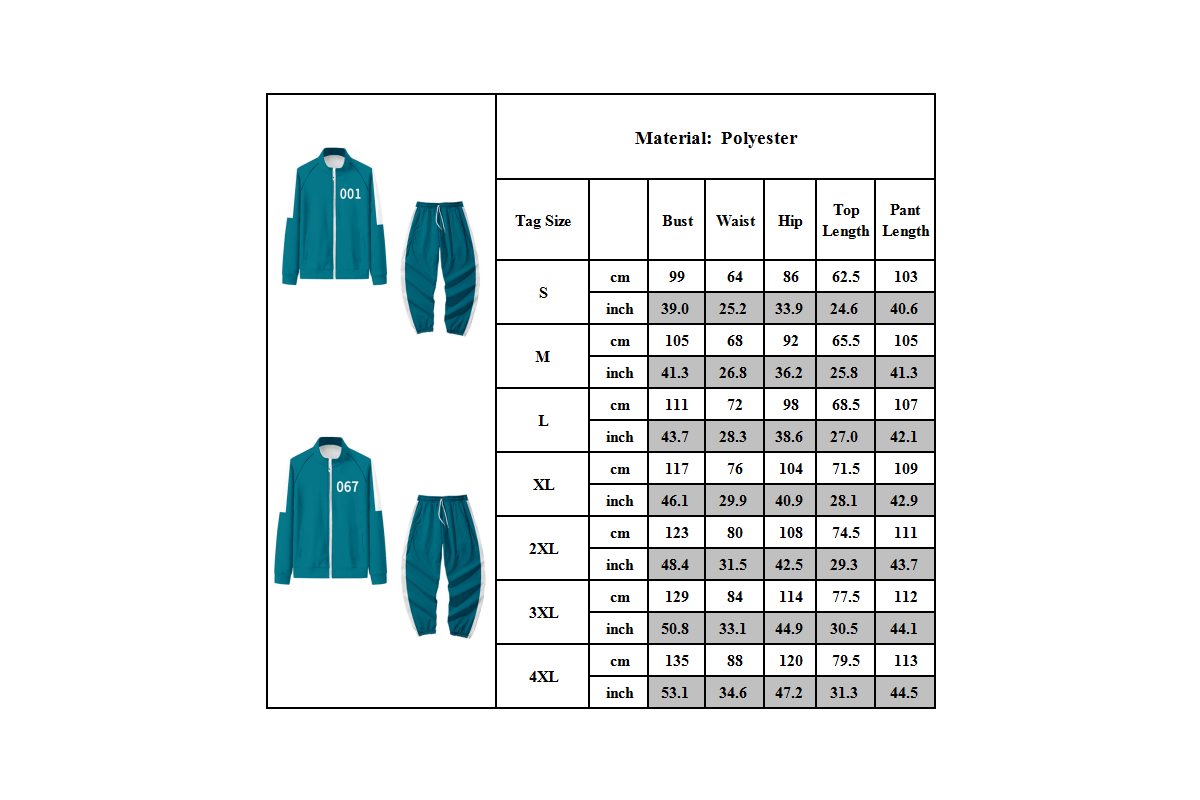 Squid Games Player Costume - Costume Works AU