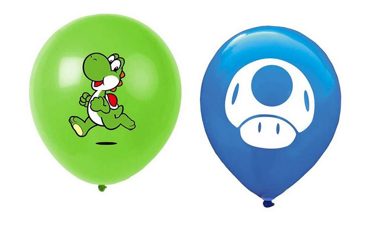 Super Mario Balloons 14pcs / 28pcs - Costume Works AU