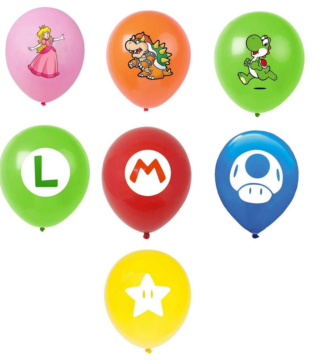 Super Mario Balloons 14pcs / 28pcs - Costume Works AU