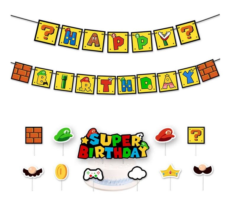 Super Mario Birthday Party Set - Costume Works AU