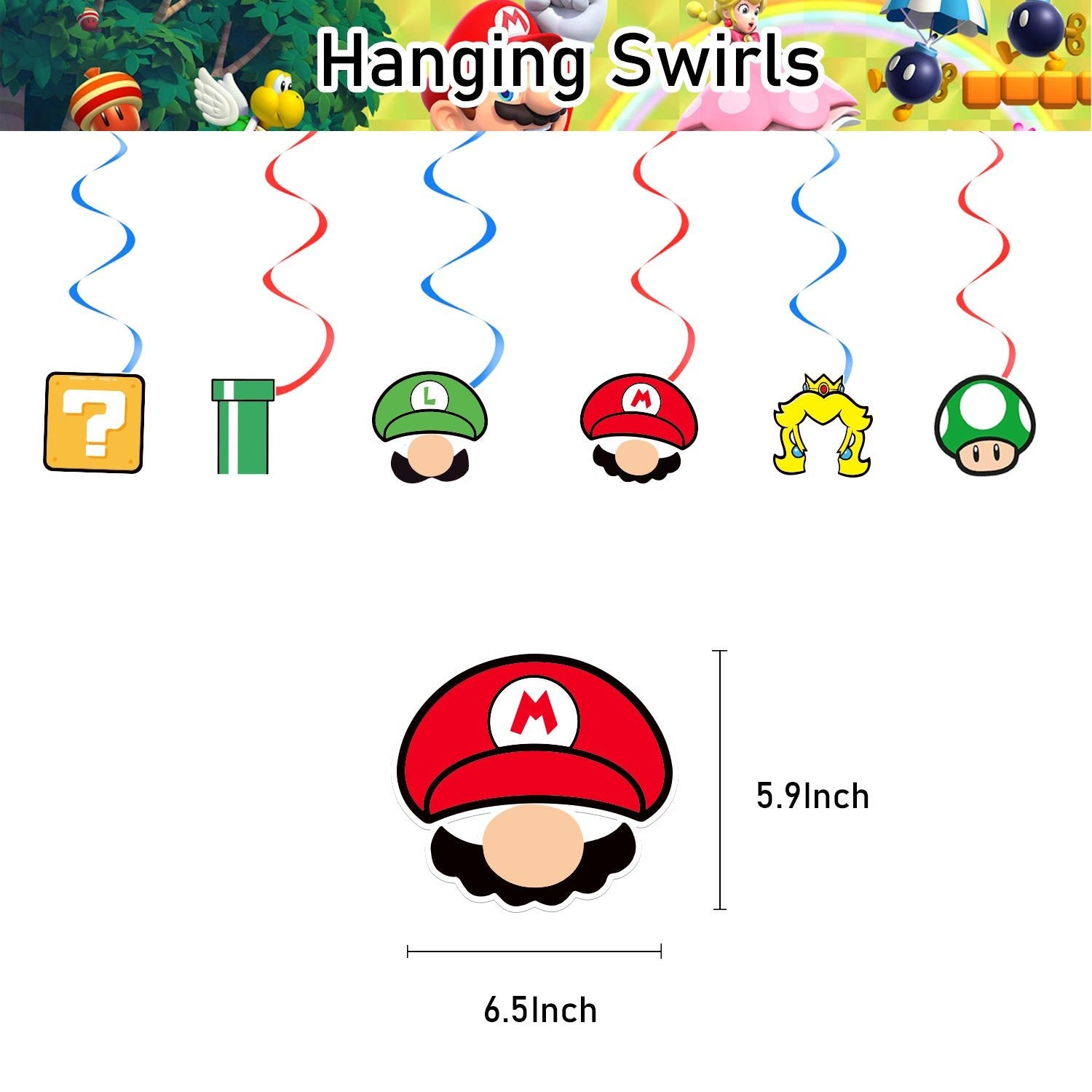 Super Mario Bros Party Decorations - Costume Works AU