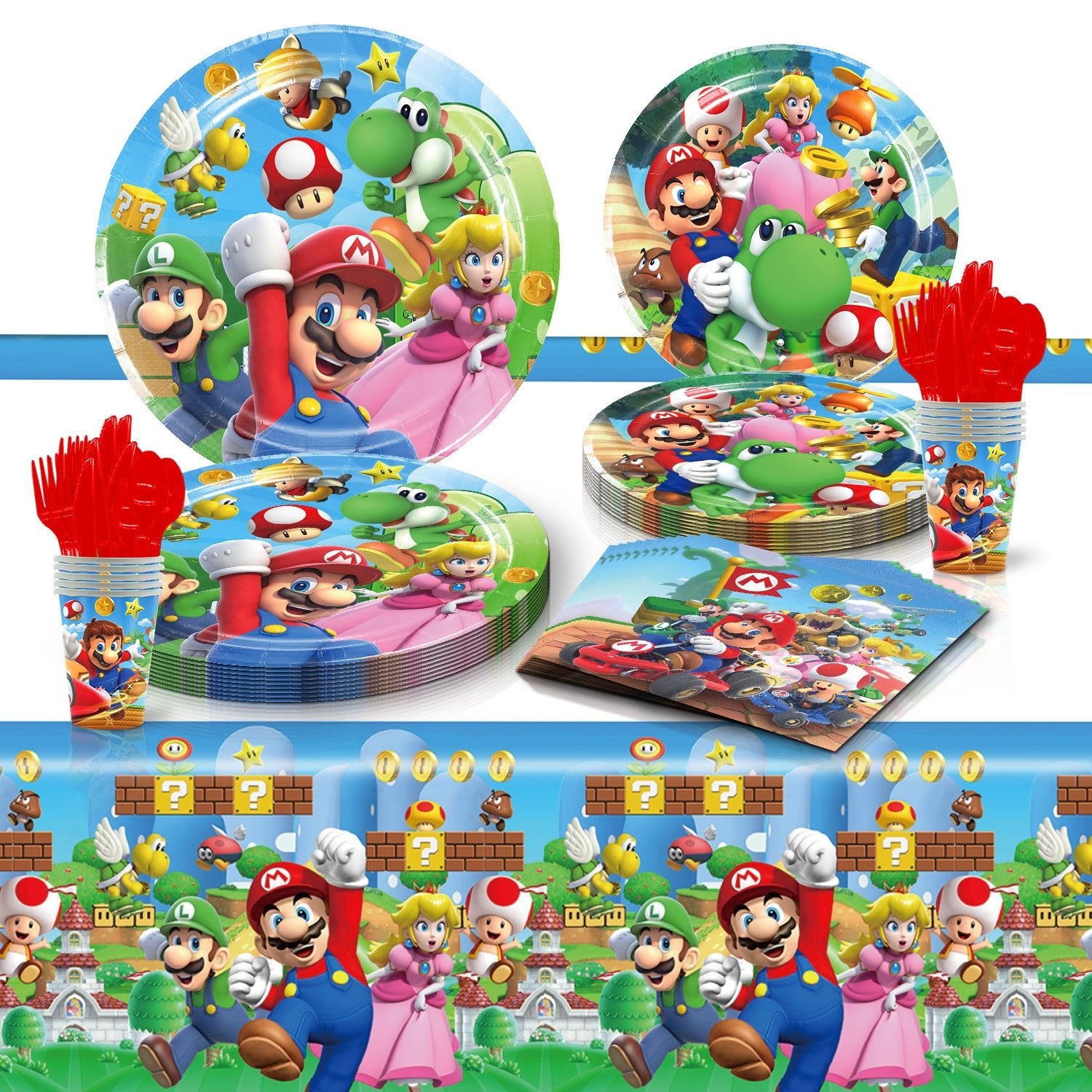 Super Mario Bros Party Decorations - Costume Works AU