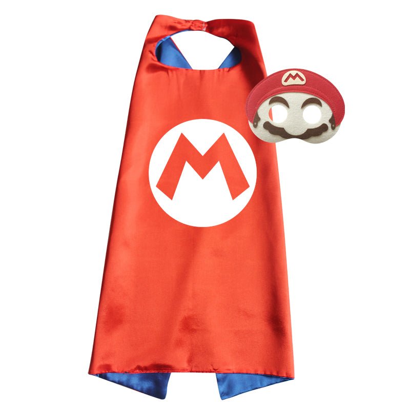Super Mario Kids Cape & Mask - Costume Works AU