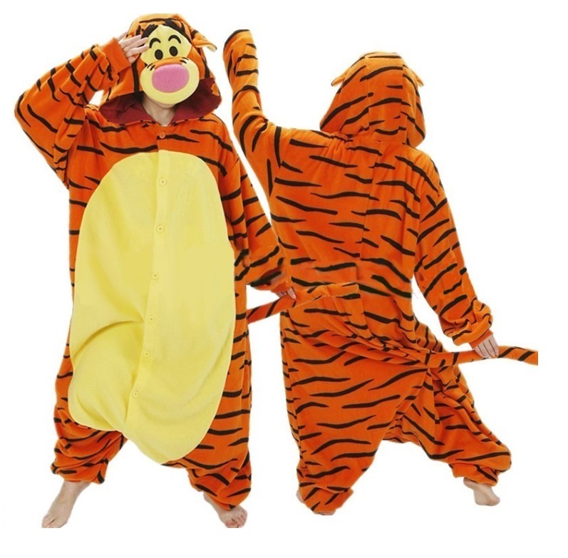 Kids Tigger Onesie Costume Kigurumi Pajamas