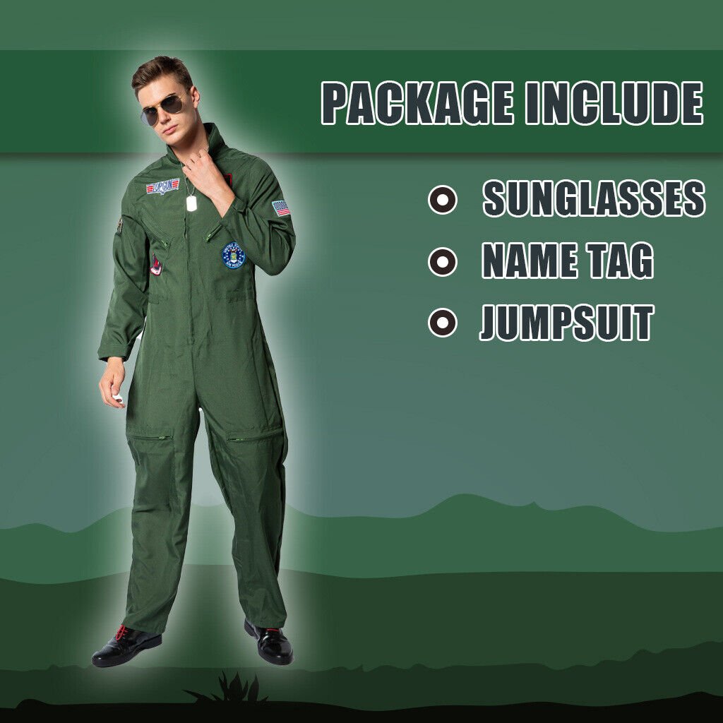 Top Gun Aviation Pilot Costume - Costume Works AU