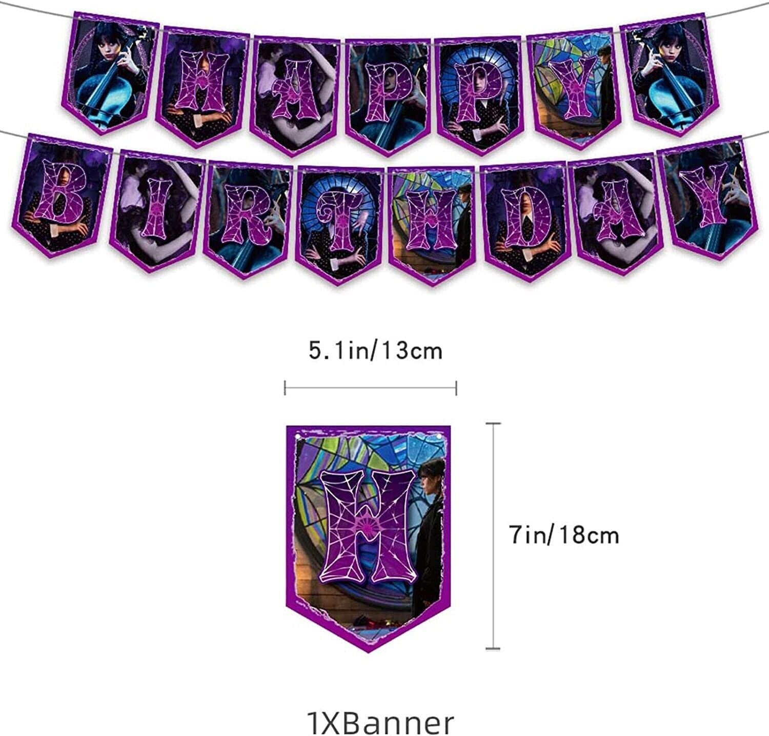 Wednesday Addams Birthday Party Set - Costume Works AU