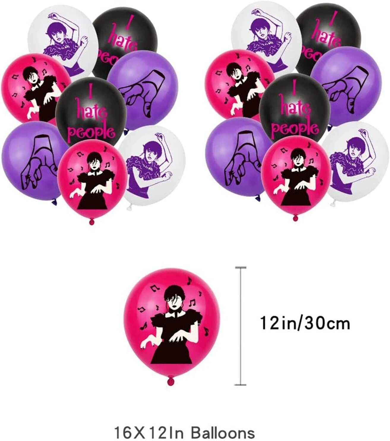 Wednesday Addams Birthday Party Set - Costume Works AU