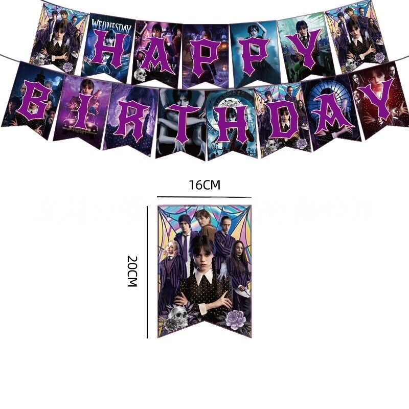 Wednesday Addams Party Decorations - Costume Works AU