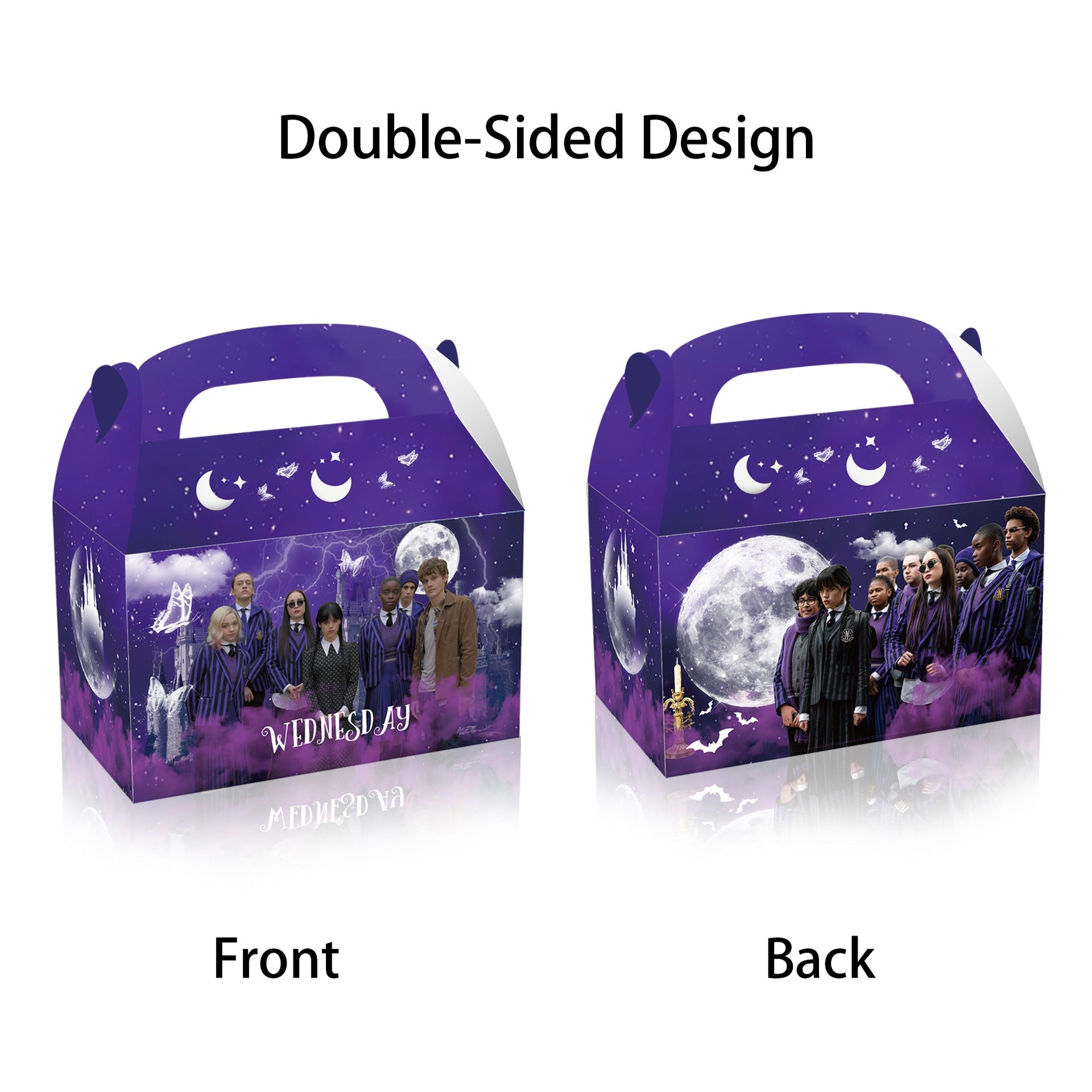 Wednesday Addams Party Favour Loot Boxes 12 Pack - Costume Works AU