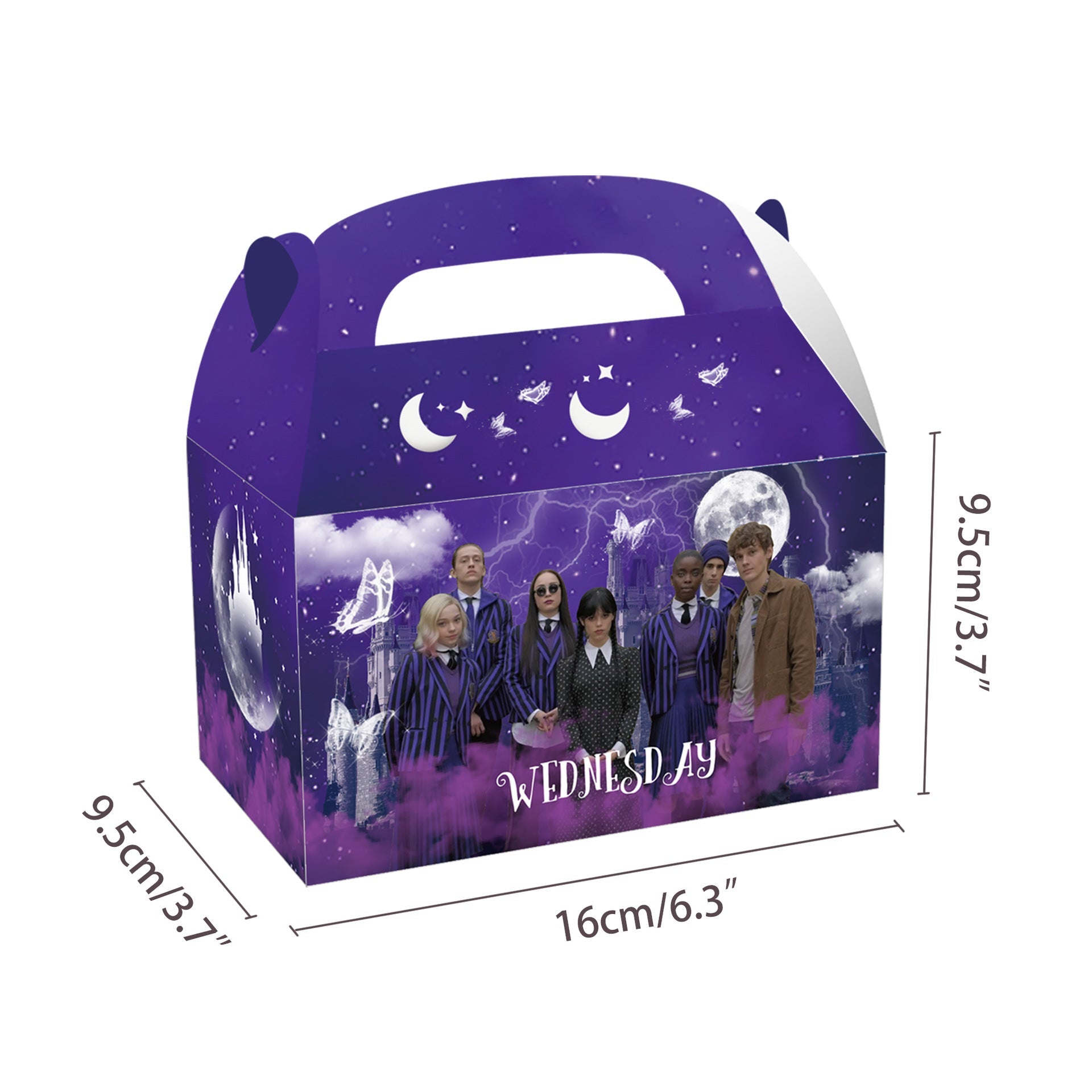 Wednesday Addams Party Favour Loot Boxes 12 Pack - Costume Works AU