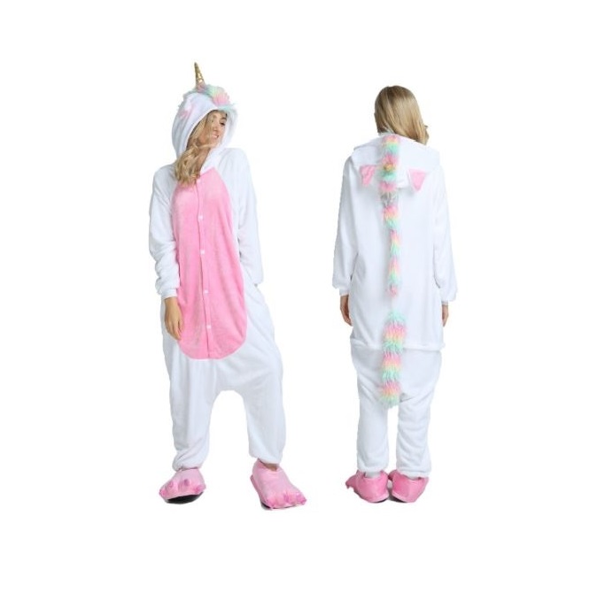 Pink and White Unicorn Onesie