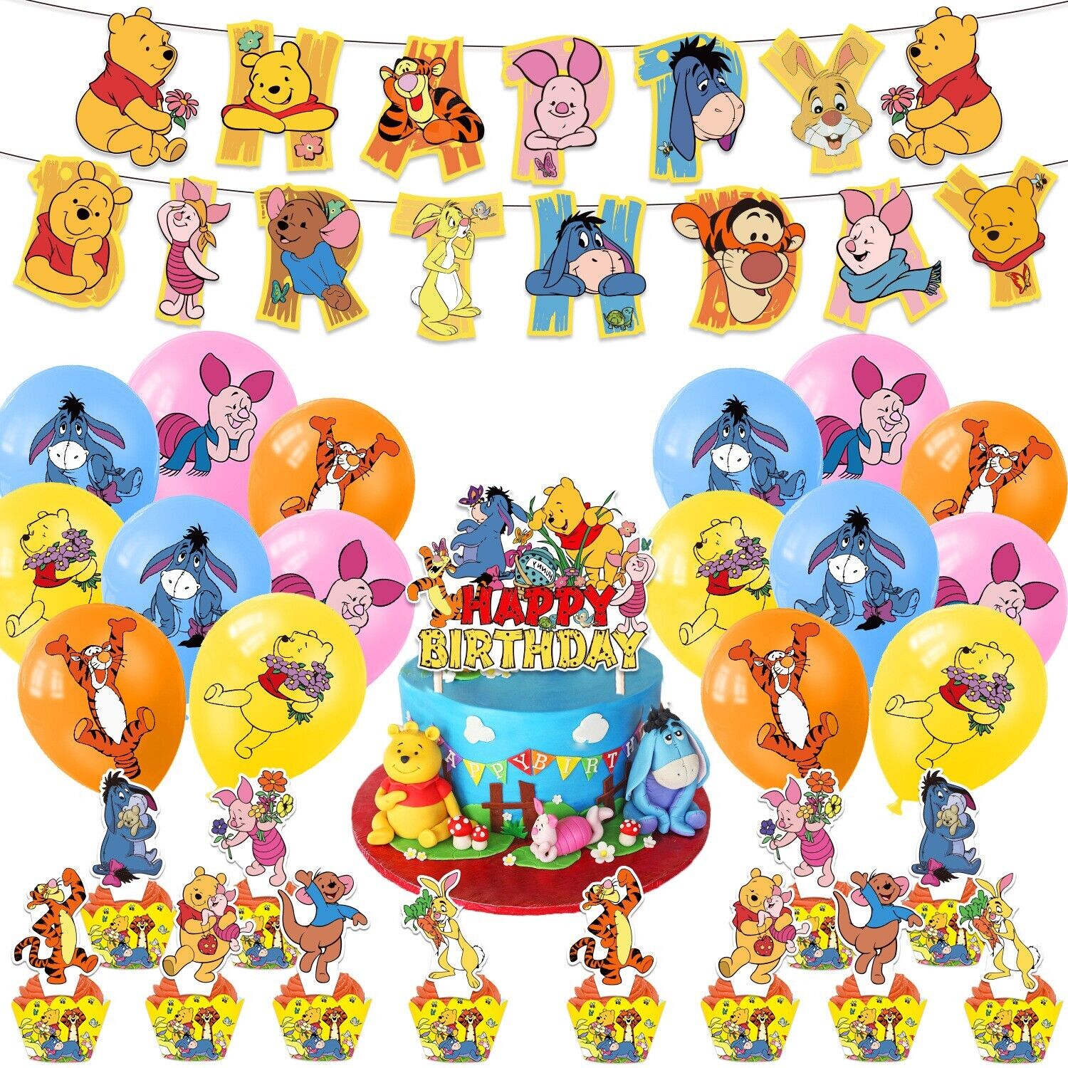 Winnie The Pooh Birthday Party Set - Costume Works AU