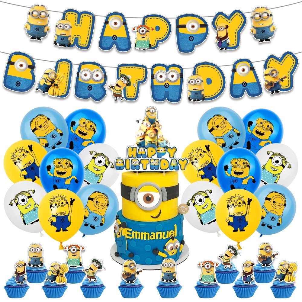 Minions Birthday Party Set