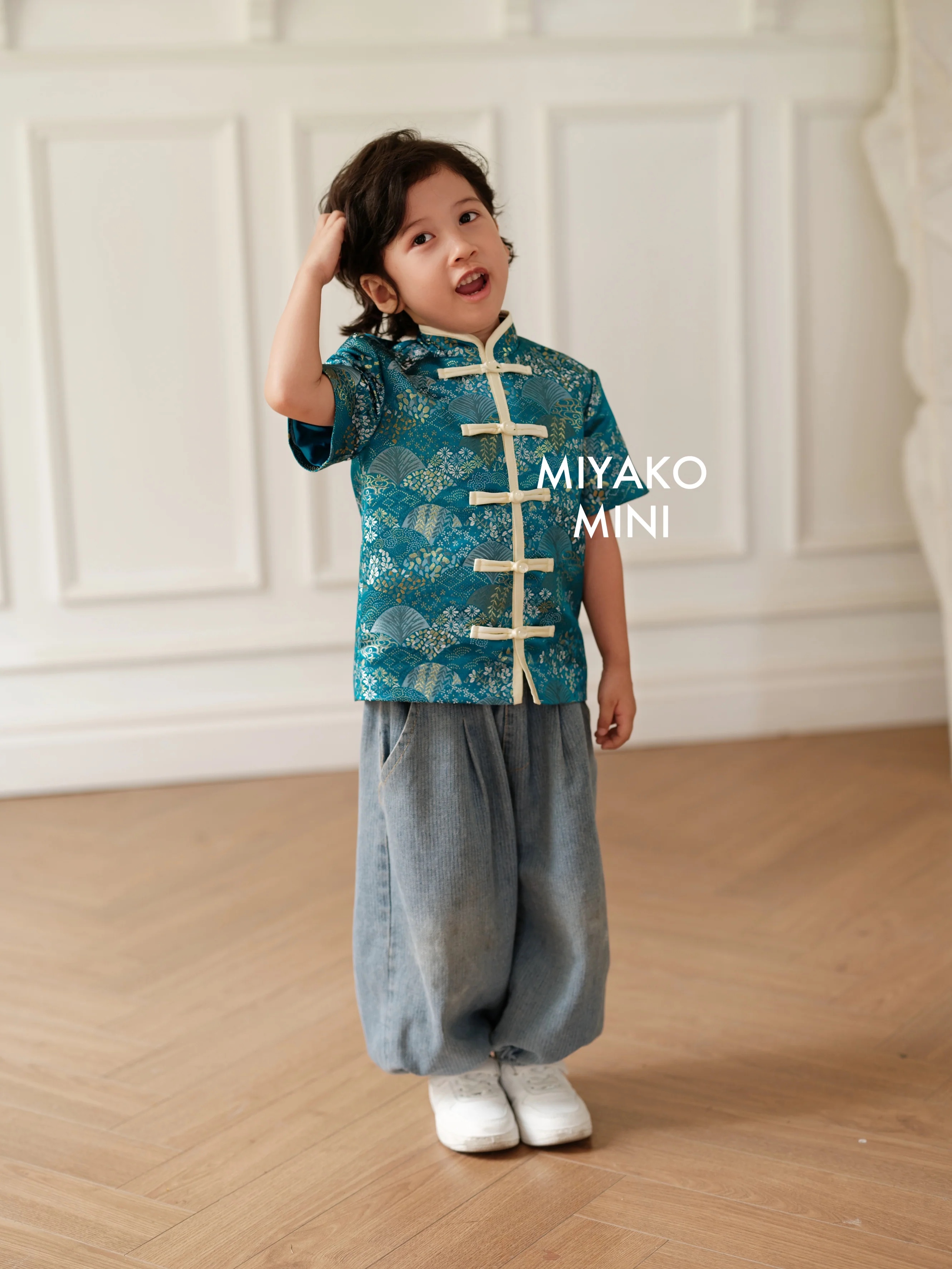 【Miyako-喜马拉雅】Malaya Cheongsam Boy Suit 小男孩唐装