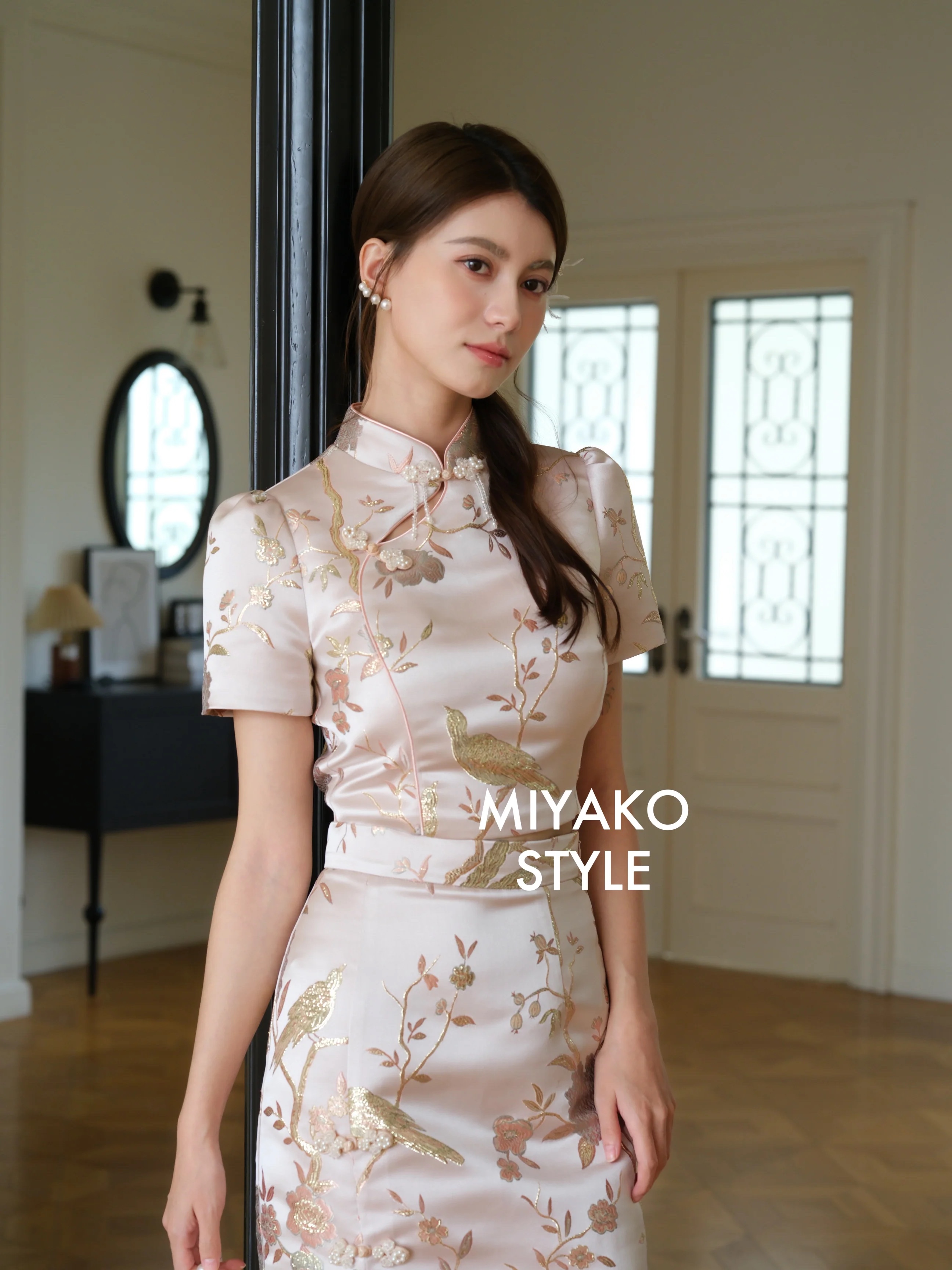 【Miyako-鸟语花香】Spring Cheongsam Women 女旗袍